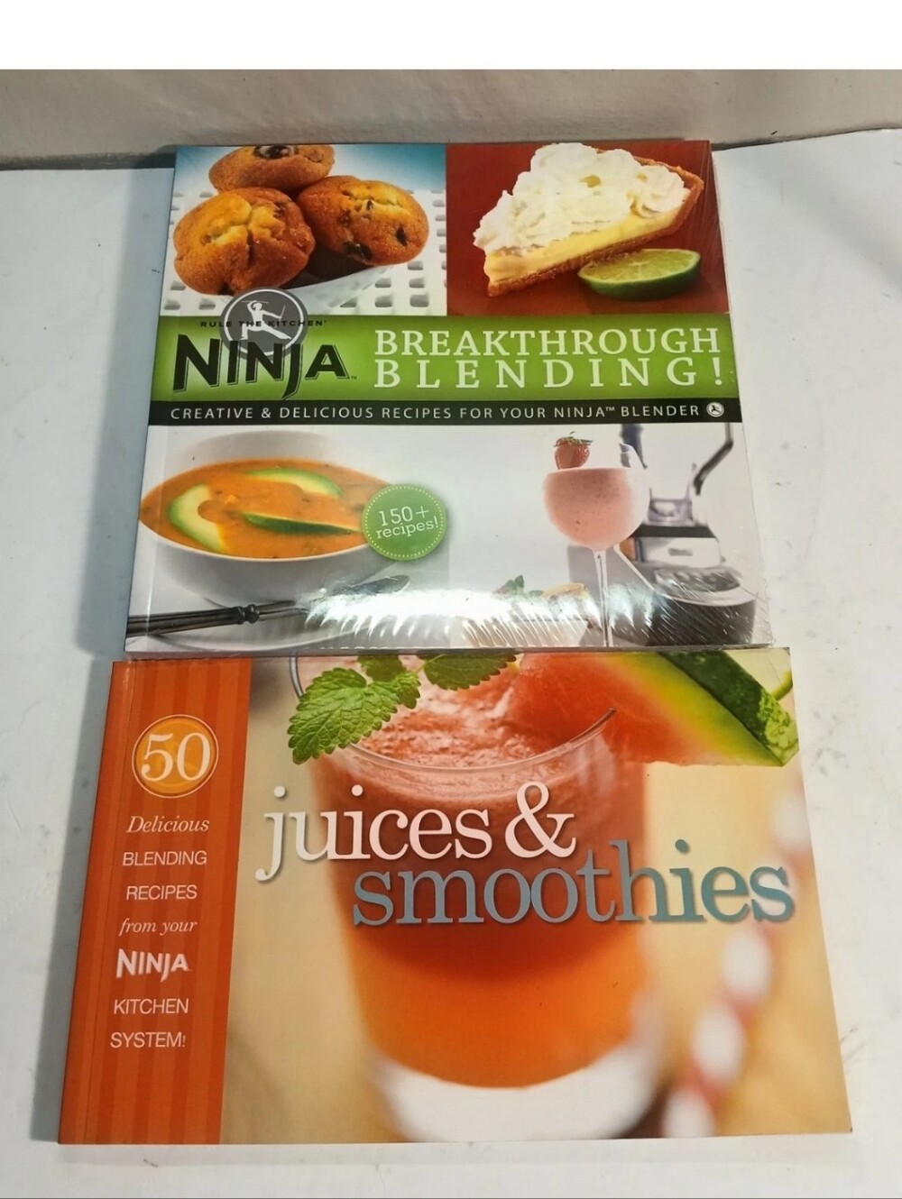 2 Pack Ninja Blender Breakthrough 250 Blending Fun Recipes Cookbook by Ninja NEW